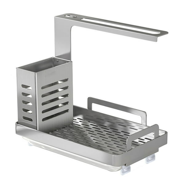 Details about Sink Caddy Organizer Countertop Sponge Brush Soap Holder with Drain Pan Details about Sink Caddy Organizer Countertop Sponge Brush Soap Holder with Drain Pan